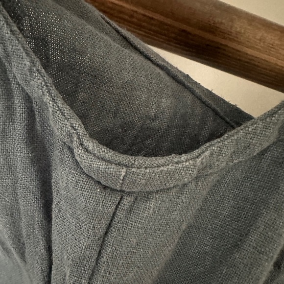 Linen apron dress with pocket size xs - Picture 7 of 13